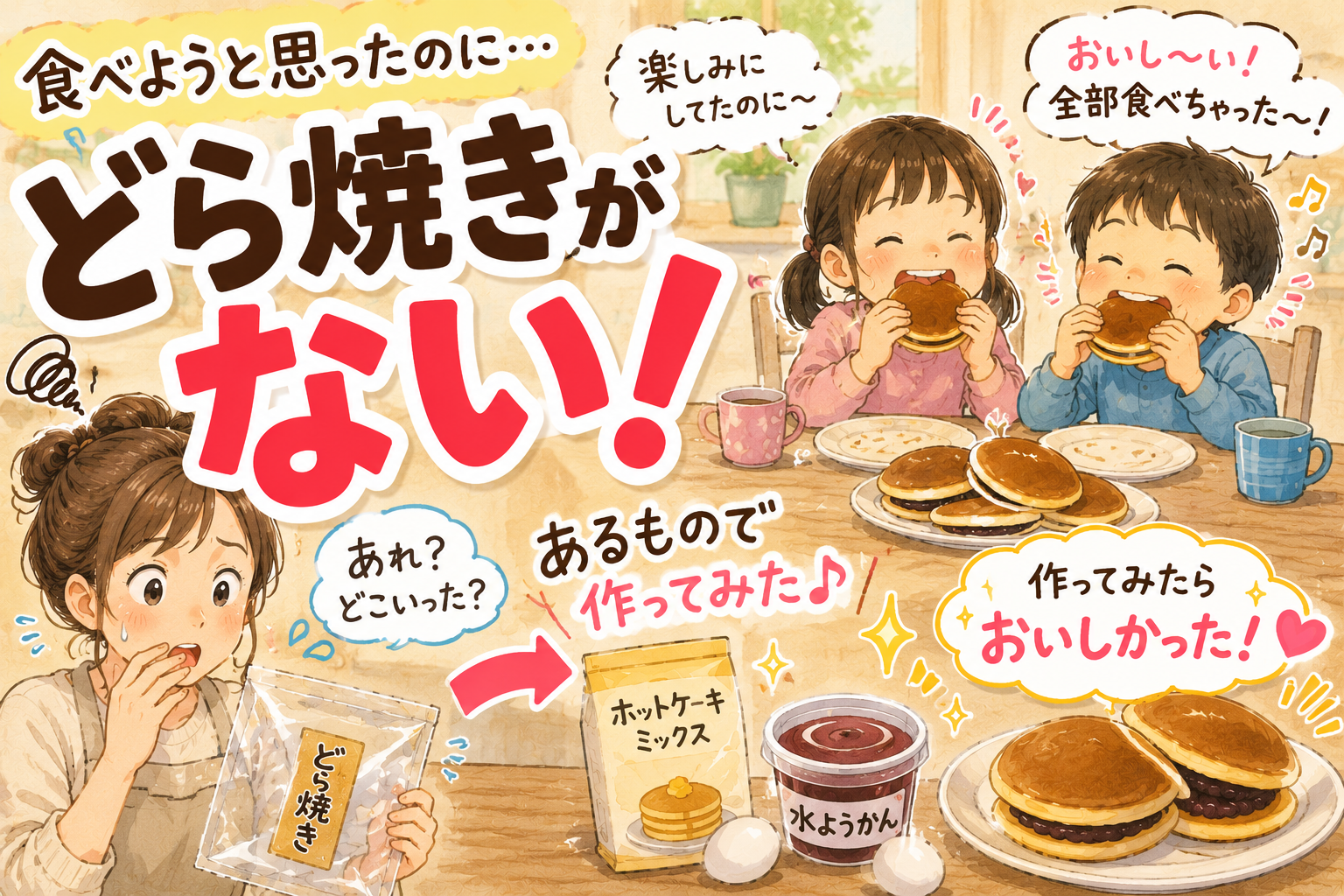 水ようかんどら焼き