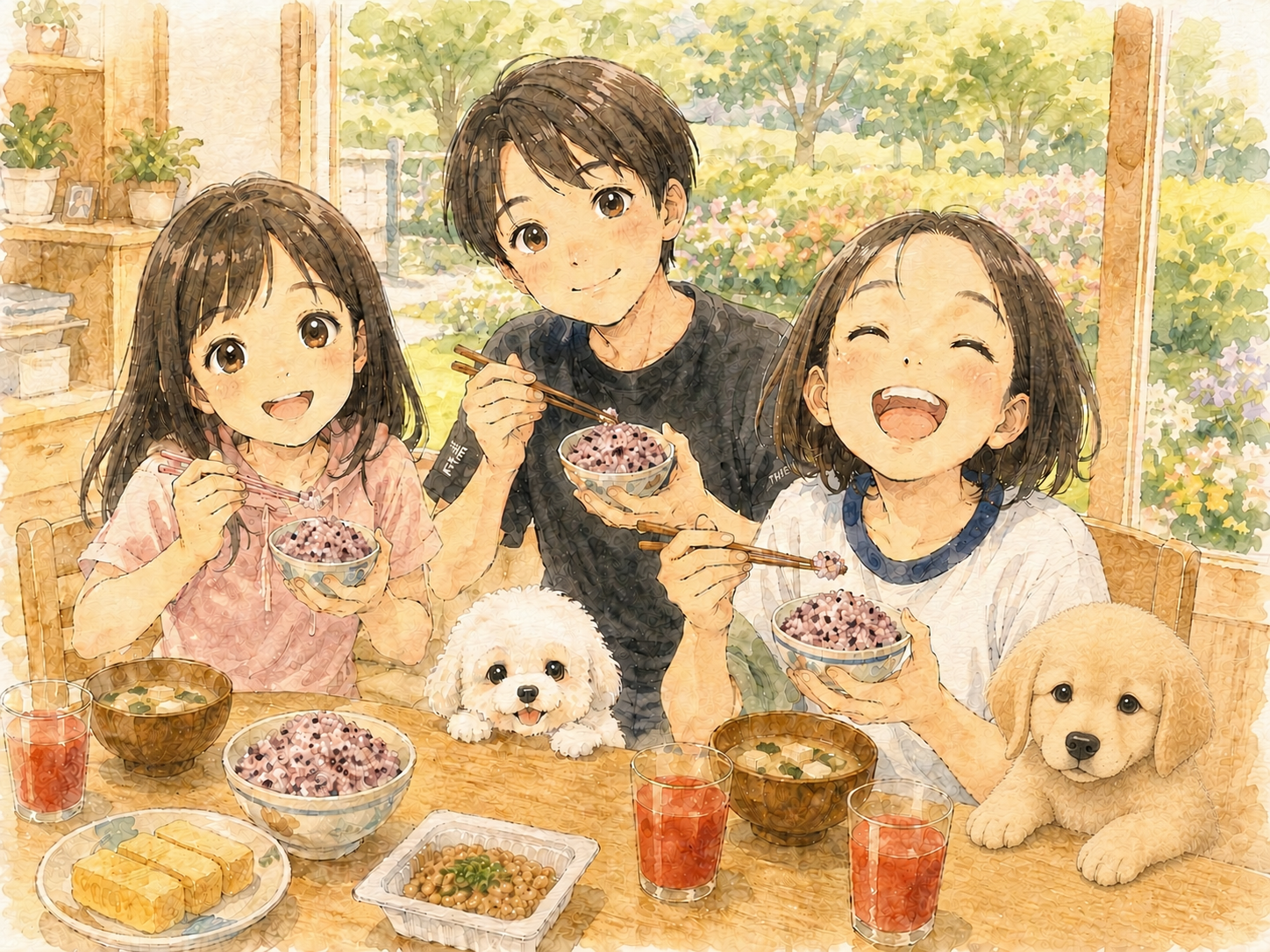 子どもたちとごはん