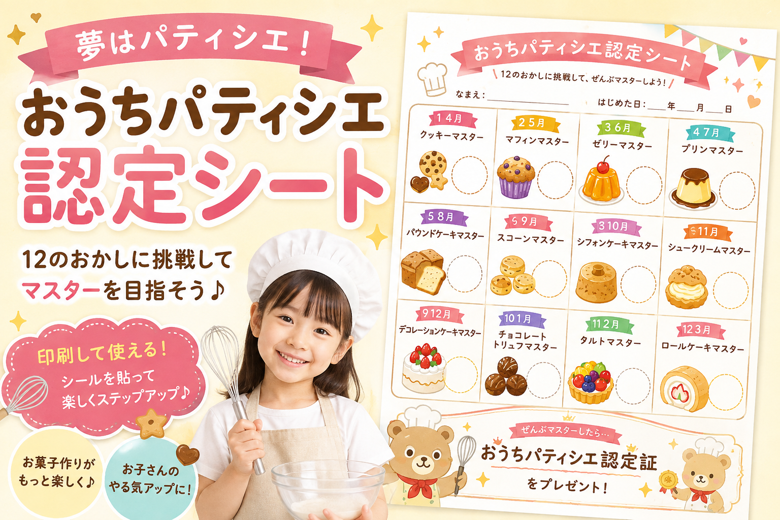 小学2年生の娘の夢は「パティシエ」今からできることを調べてみました