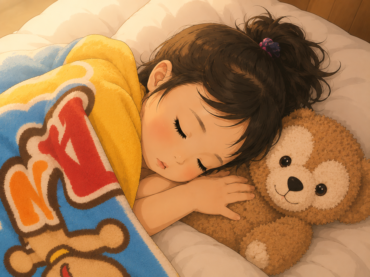 眠っている子ども