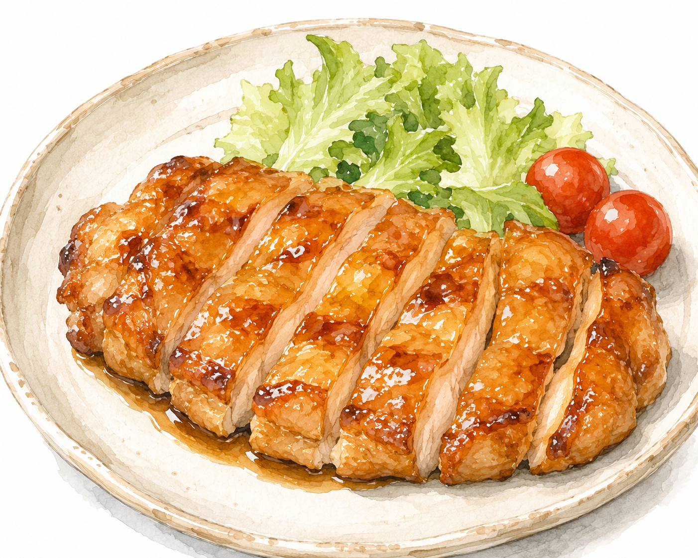 鶏もも肉の照り焼き